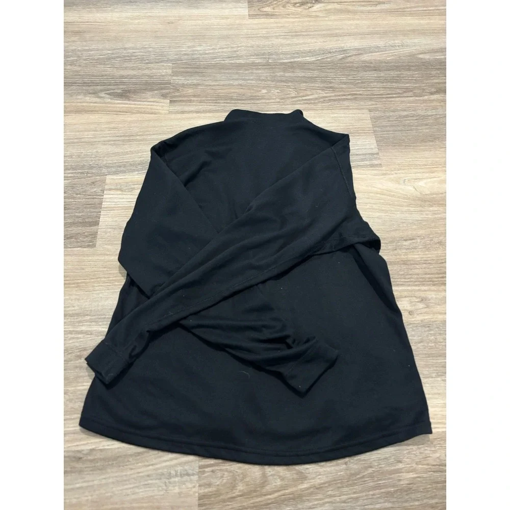 Patagonia Women's Capilene 1/4 Zip Neck Base Layer size Medium Black